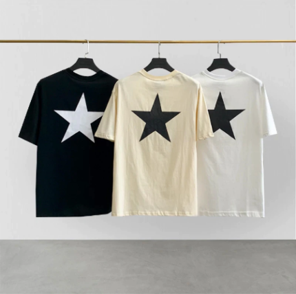 ESSENTIALS Star Print T Shirt Men Women