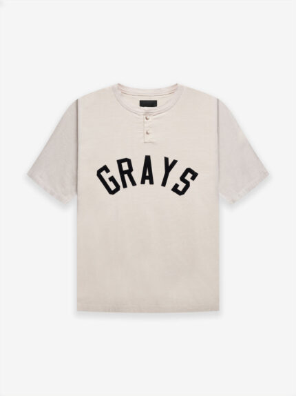Grays Henley Tee Shirt – Cream