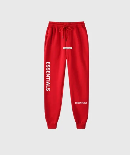 Essentials Fear of God Sweatpants Red