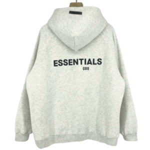 Essentials Fleeces Thick Light Gray Hoodie