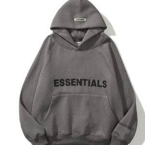 Dark Grey Essentials Hoodie fashion brand