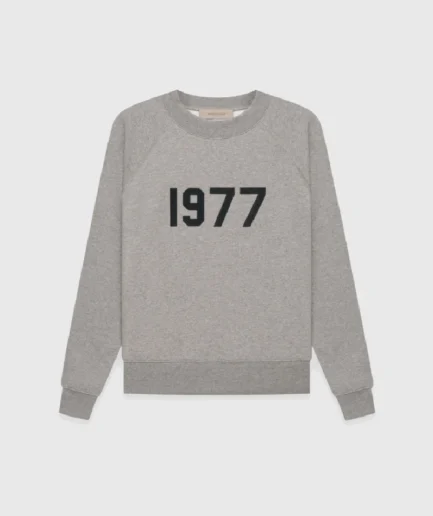 Essentials Crewneck 1977 Sweatshirt Dark Gray