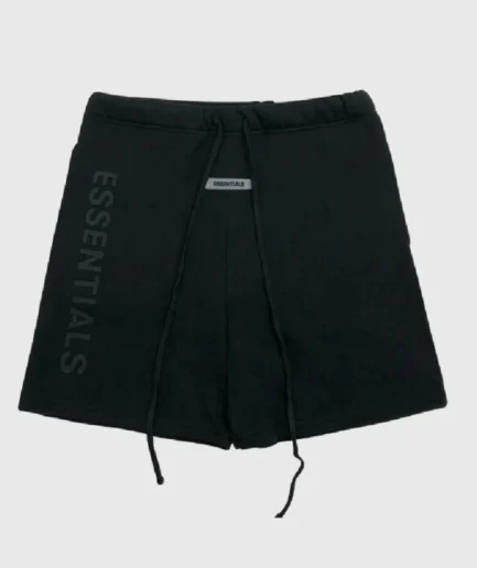 Fear of God Essentials Logo Shorts Black